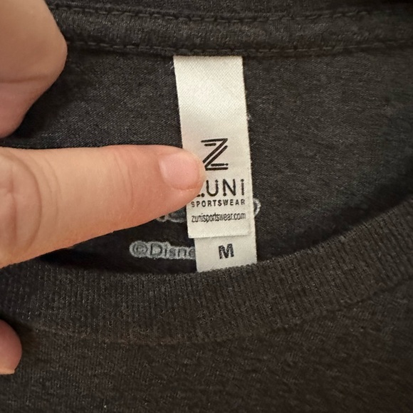 Disney Charcoal T-Shirt with Orange Stitch - Picture 4 of 4